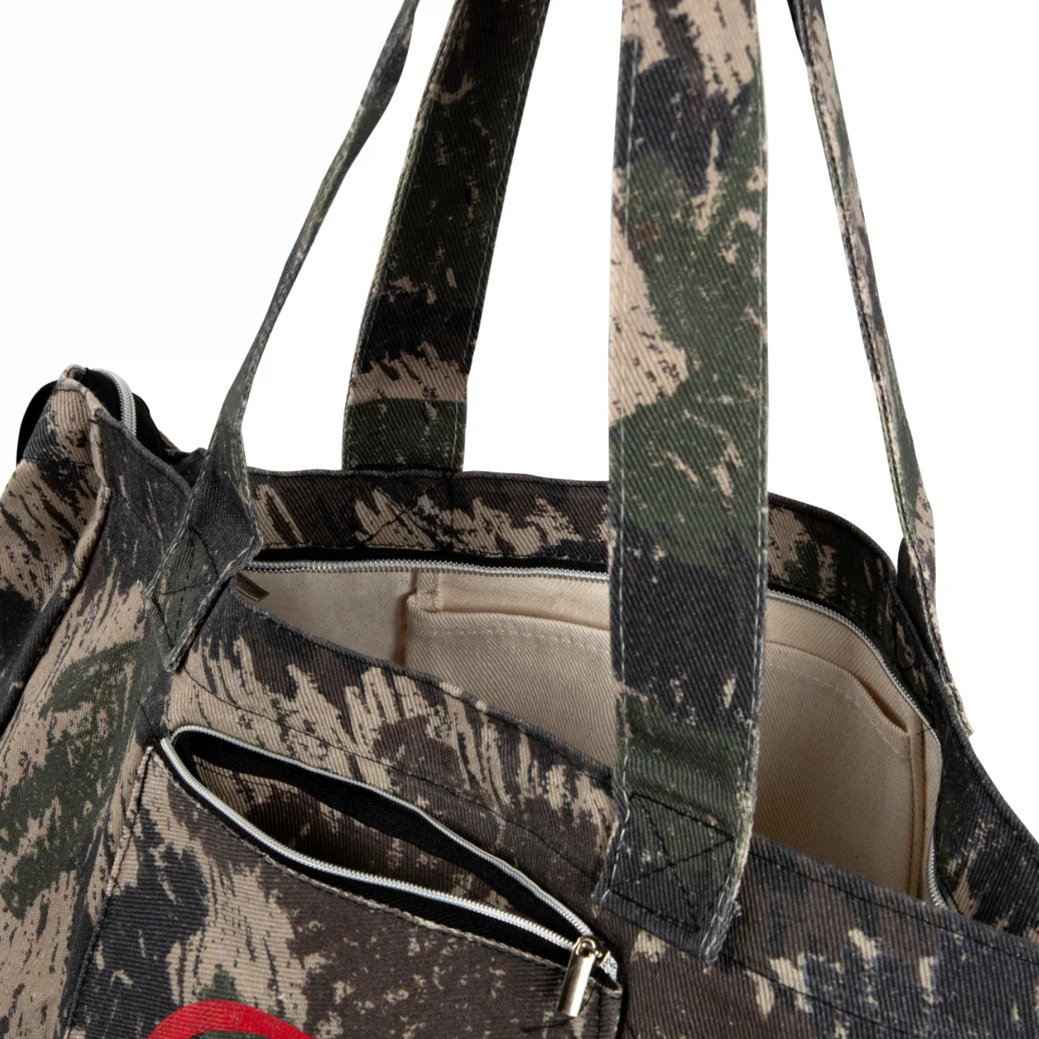 camo red totebag - Image 4