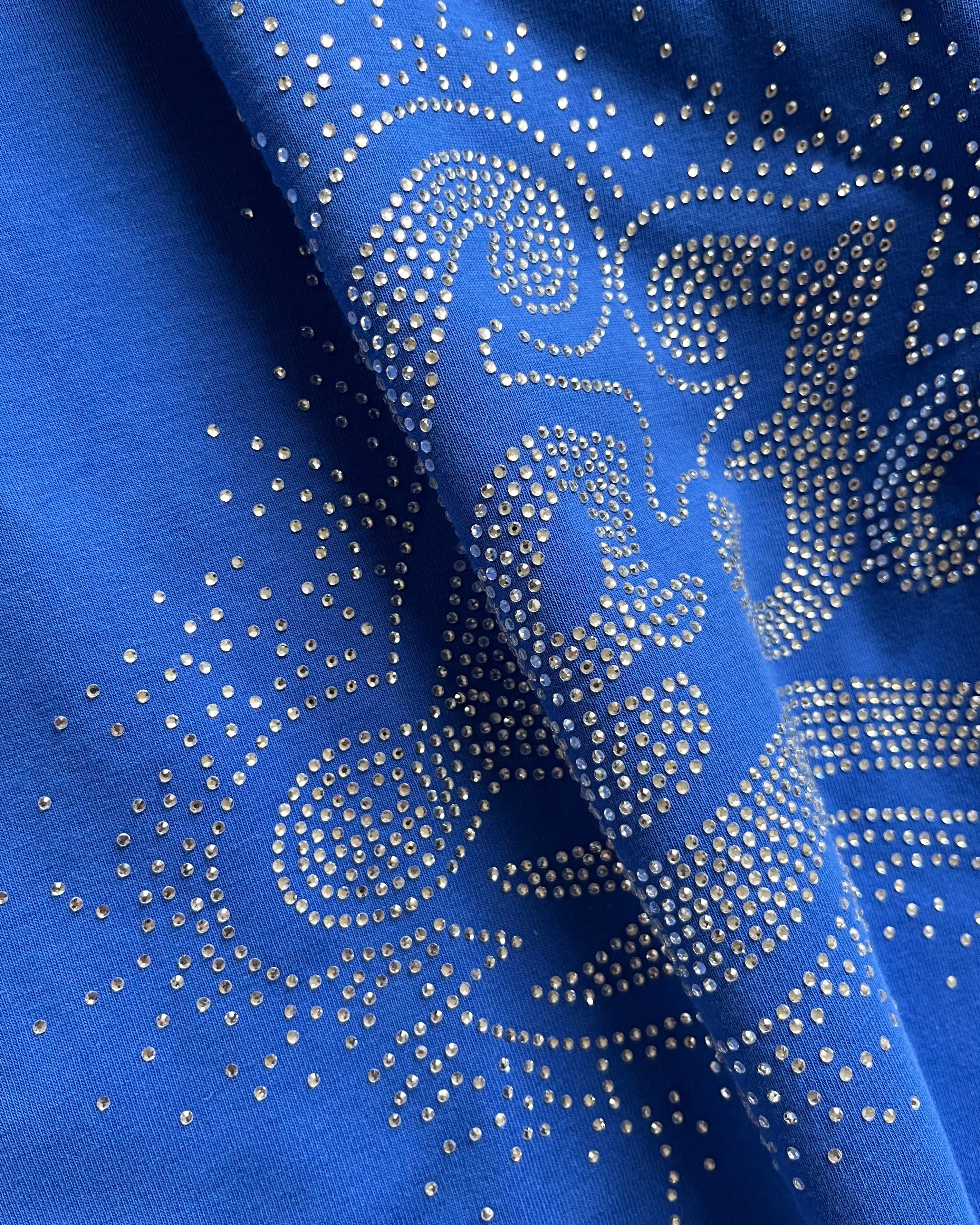 diamond t-shirt blue - Image 2
