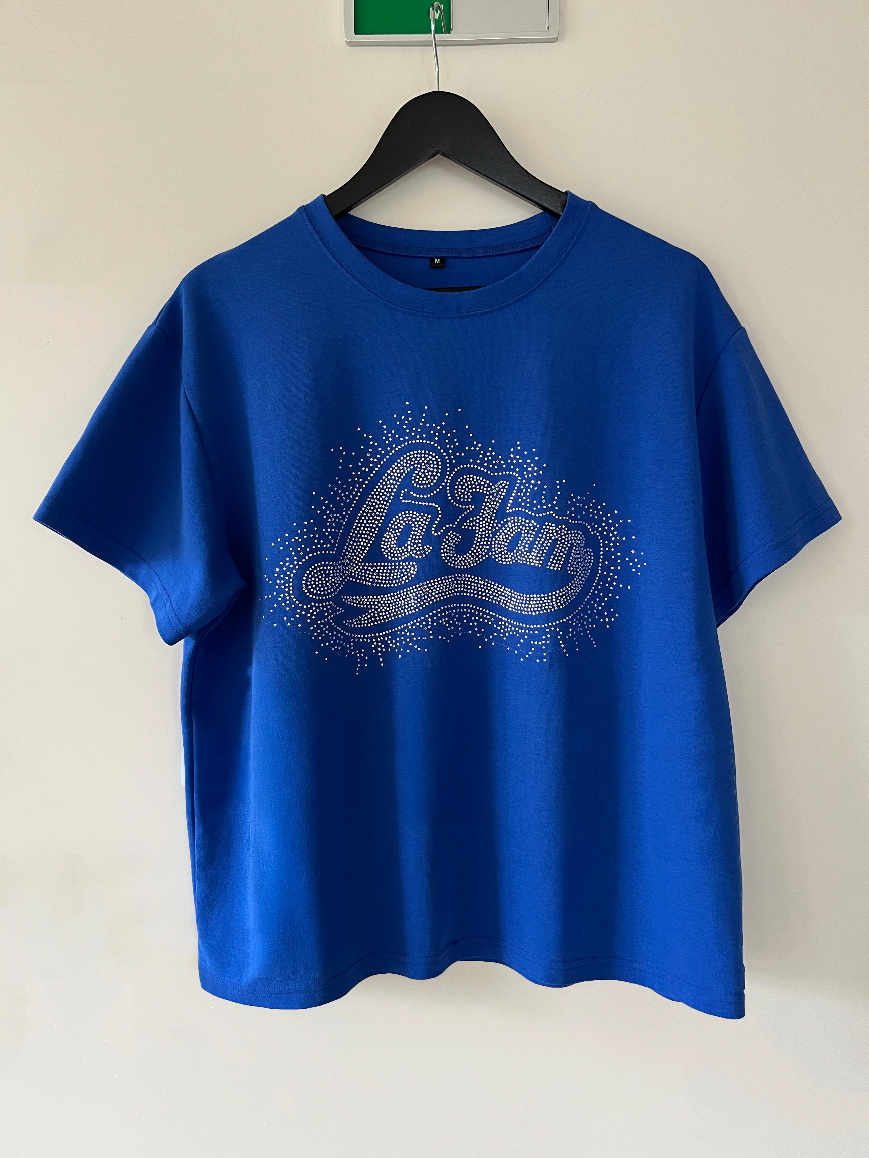 diamond t-shirt blue - Image 3