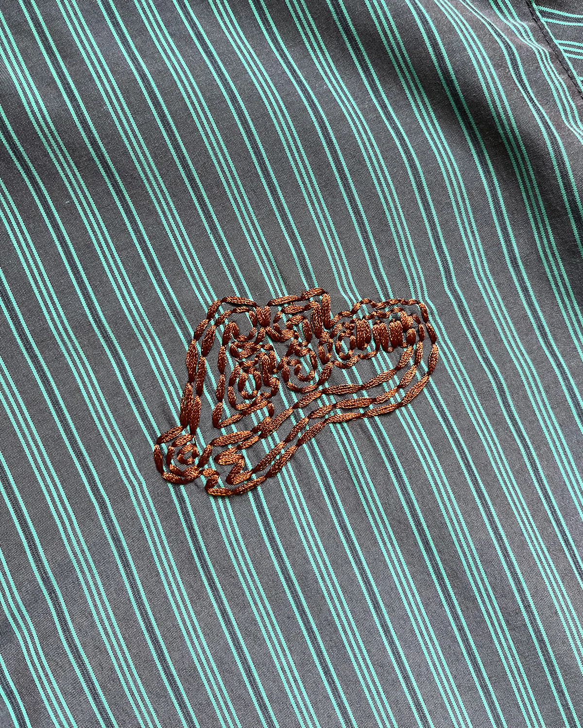 Flair shirt green stripes - Image 2