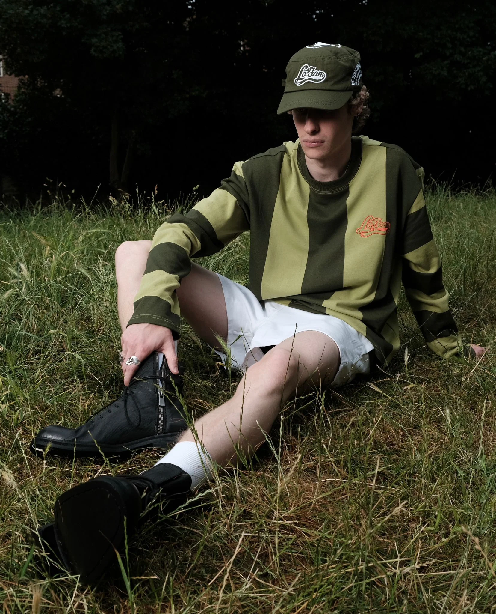 green striped long sleeve - Image 4