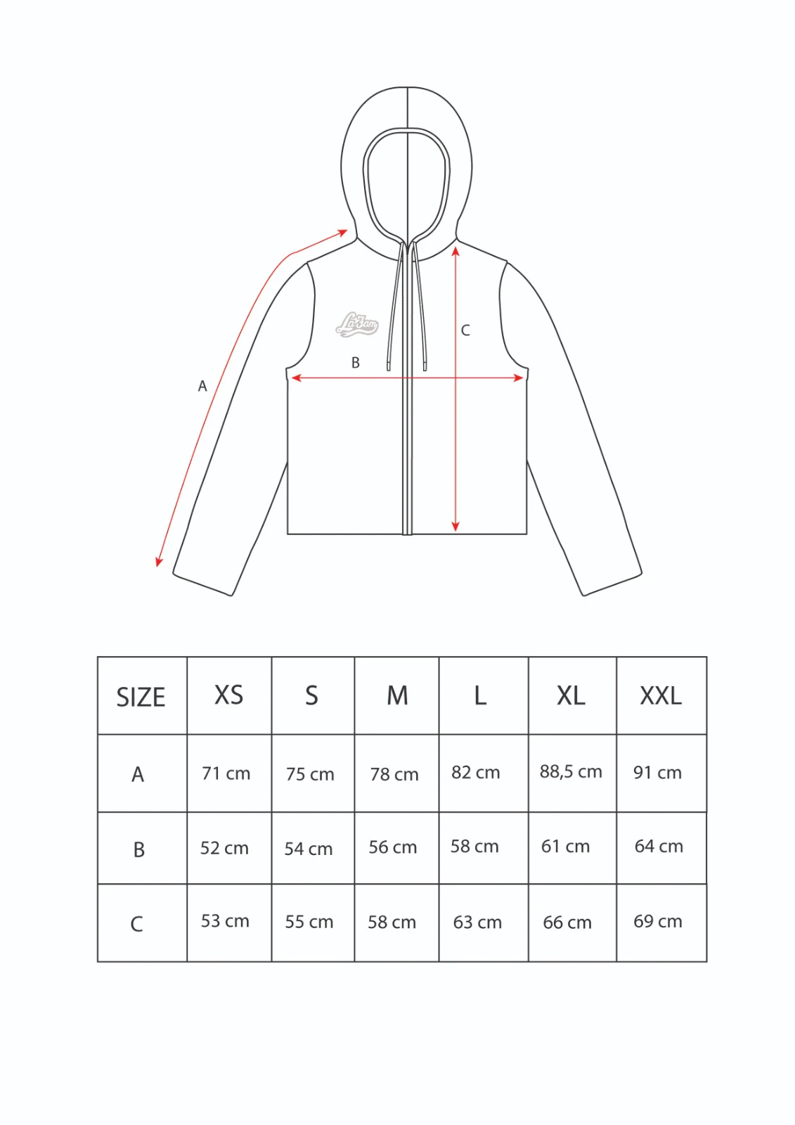 knit striped hoodie baby blue/purple - Image 3