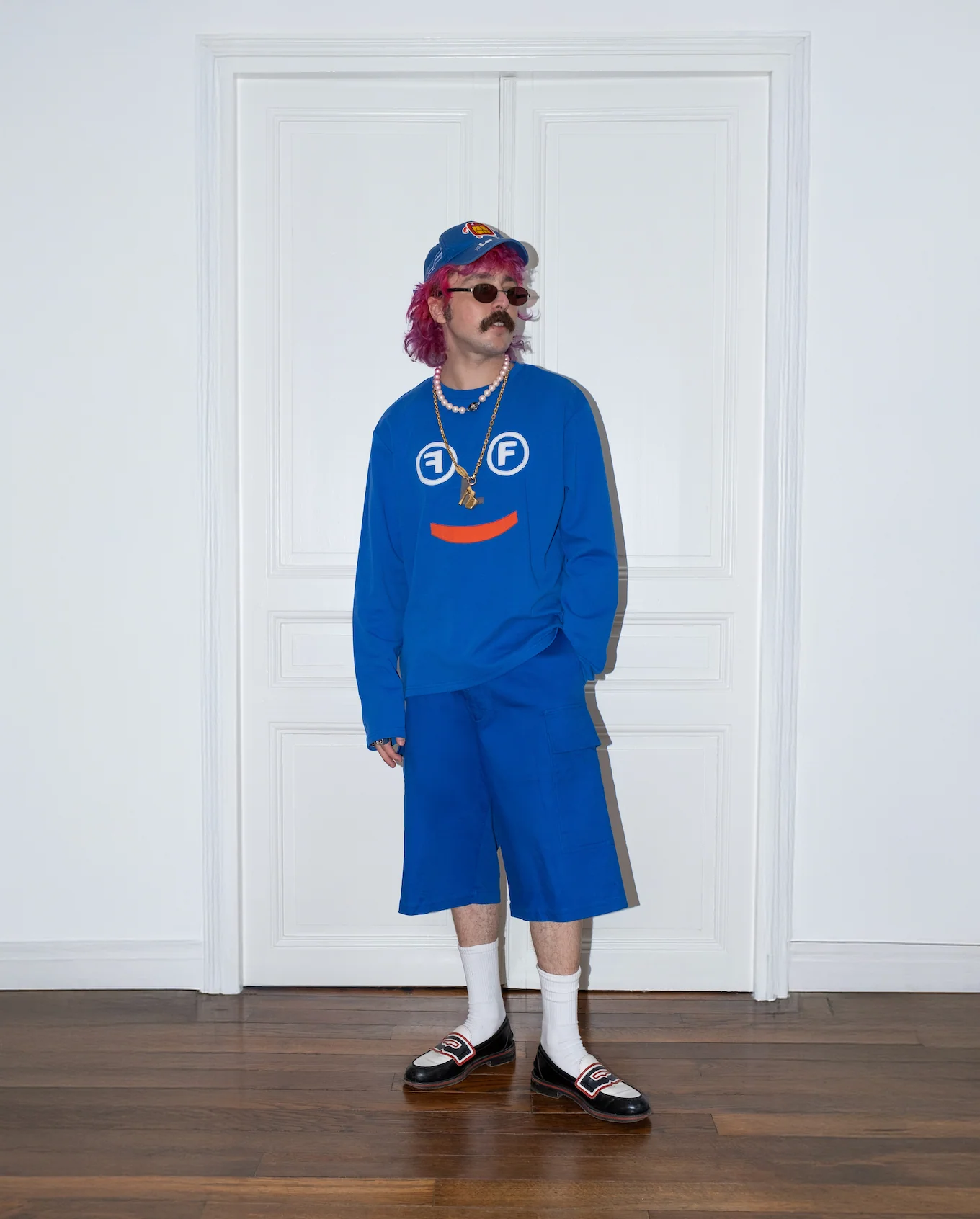 LF face longsleeve blue - Image 4