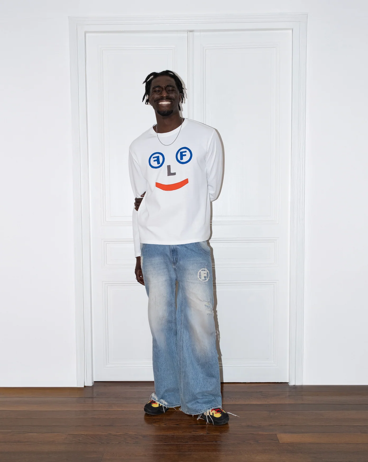 LF face longsleeve white - Image 3