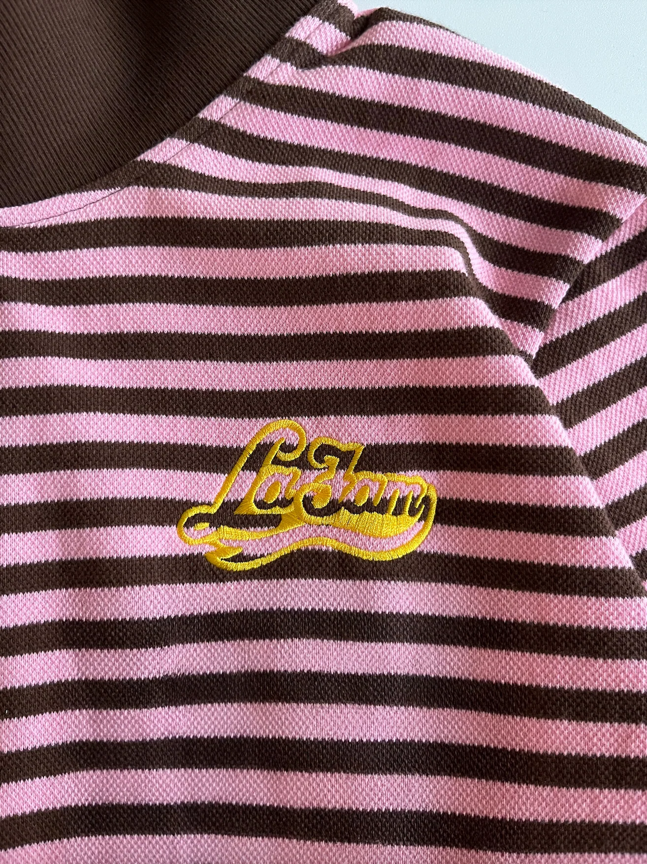 striped zipper pink/brown - Image 6
