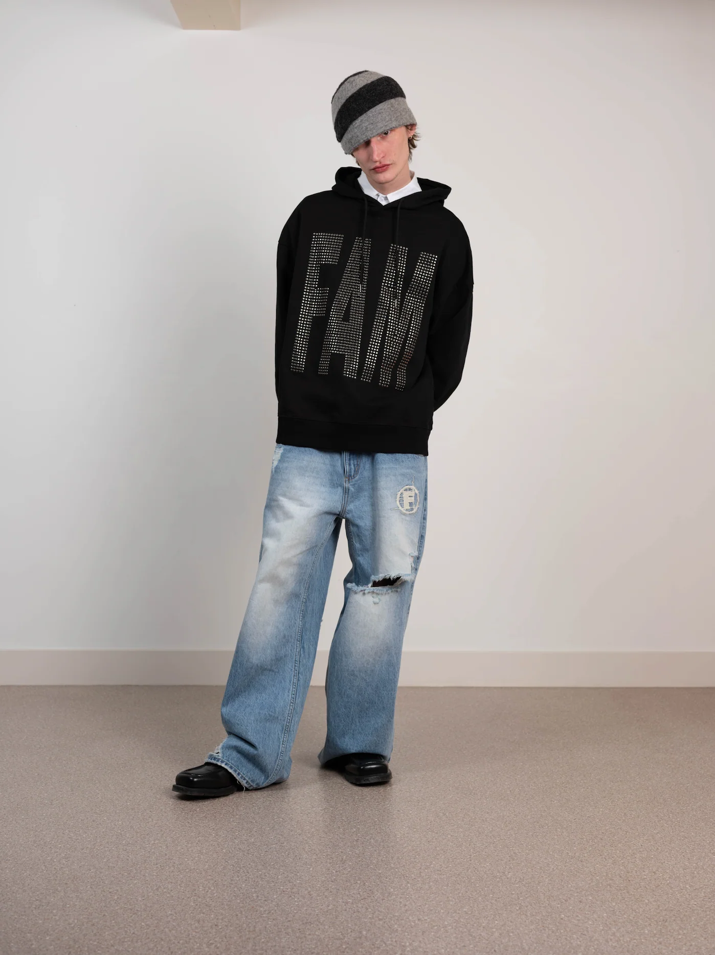 Metal stud Fam hoodie - Image 3