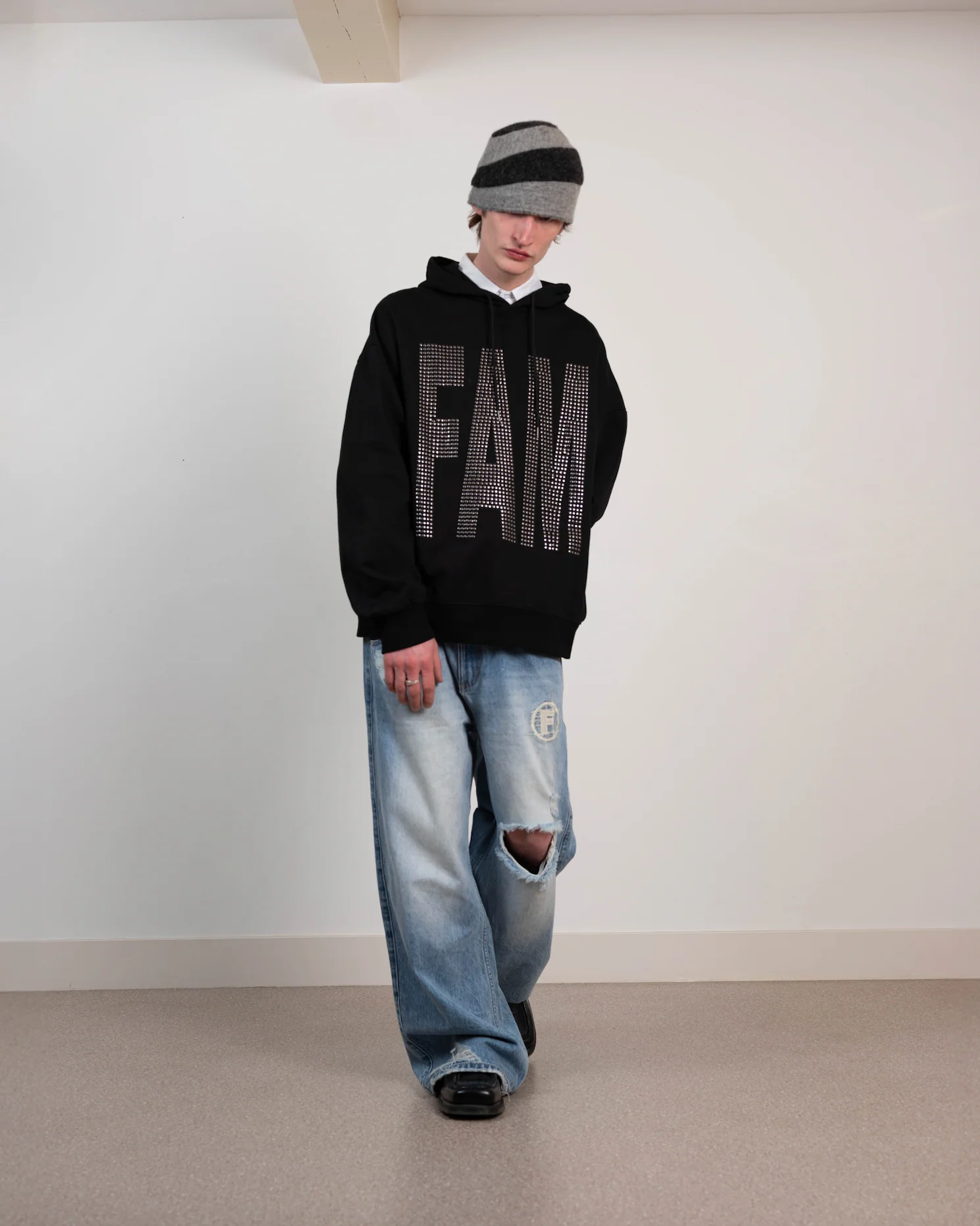Metal stud Fam hoodie - Image 5