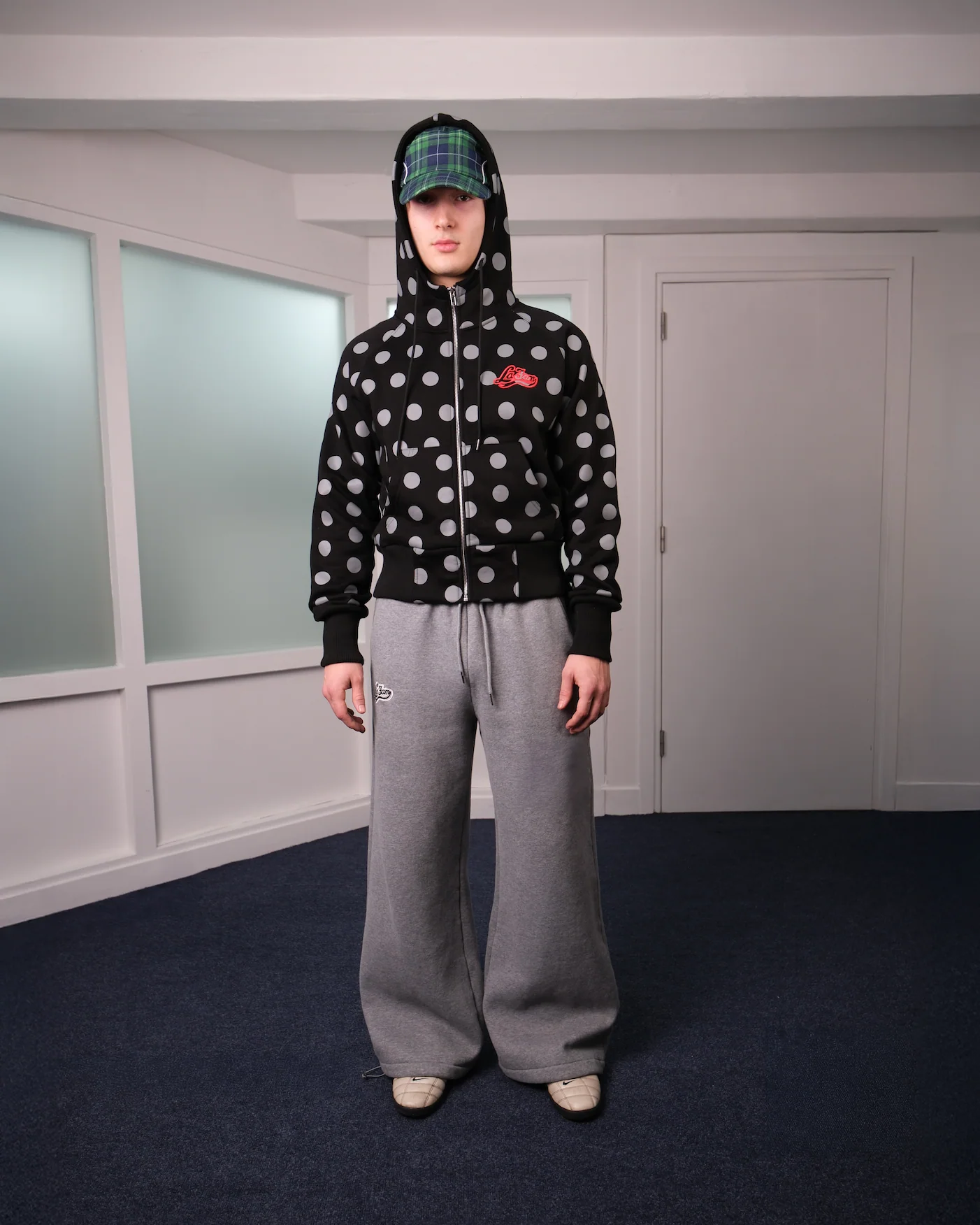 polka dots zipper black - Image 5