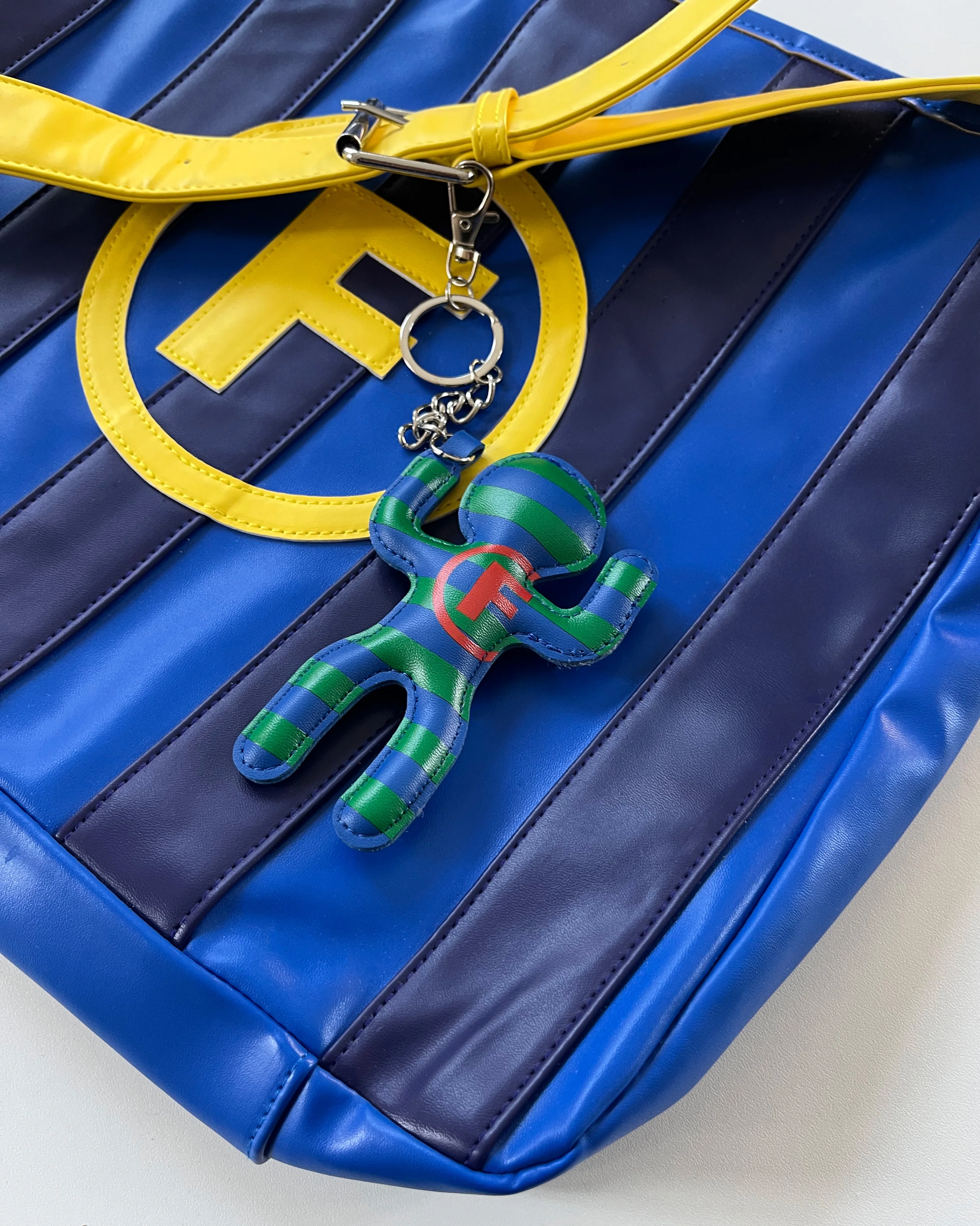 Rico keychain striped blue/green - Image 2
