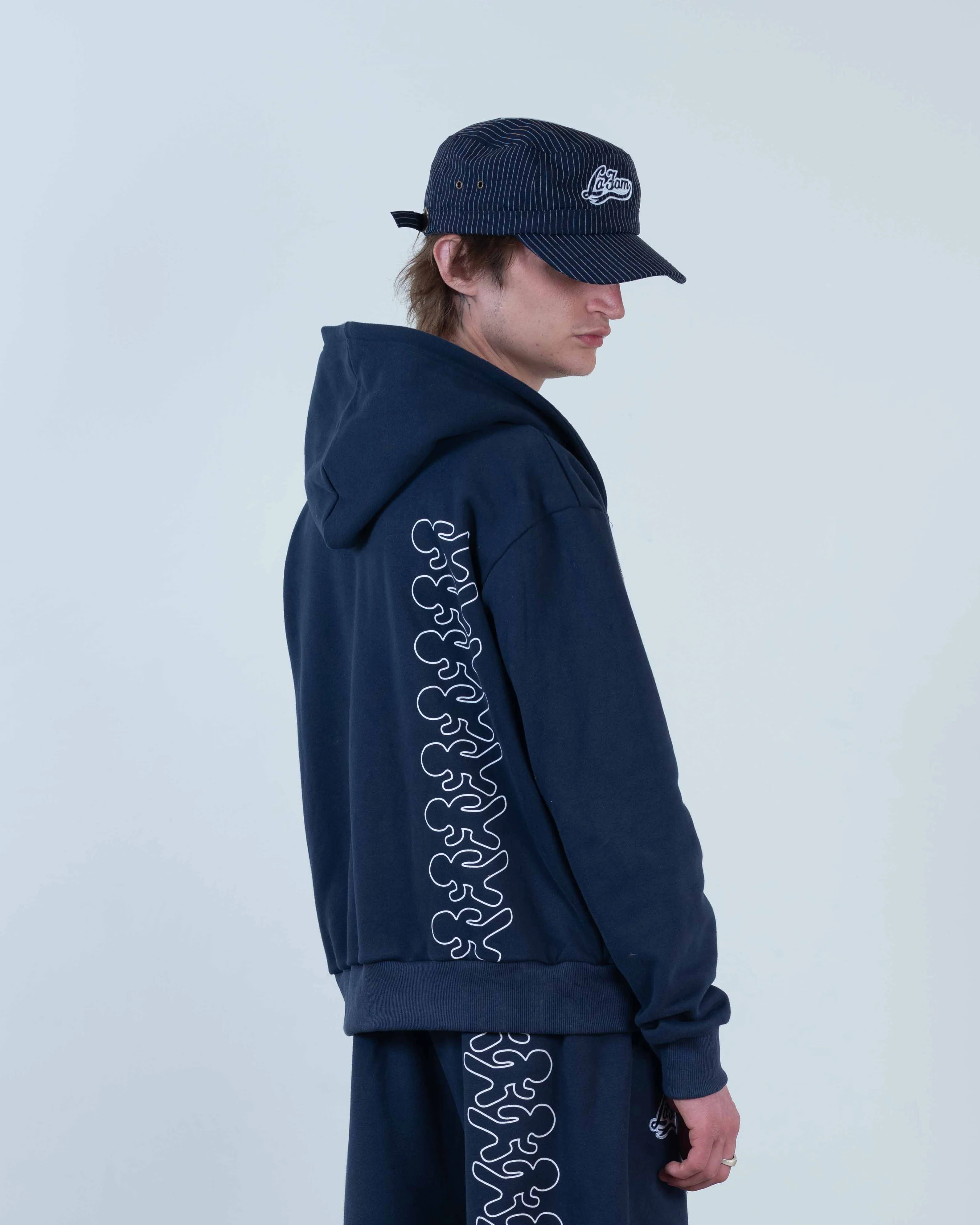running rico jogging zipper navy - Image 3