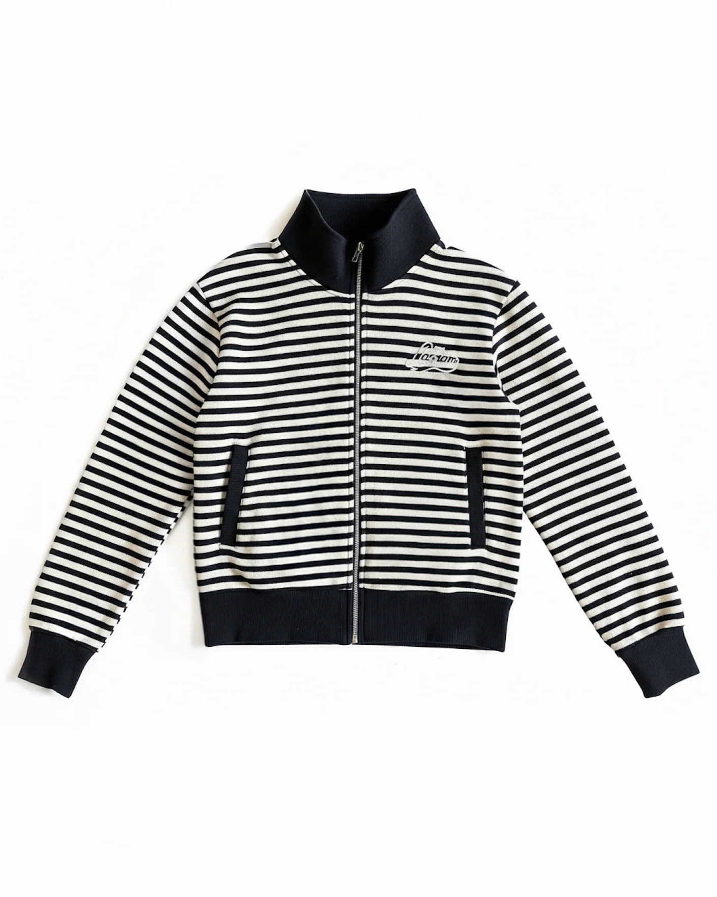 striped zipper black/grey - Image 3