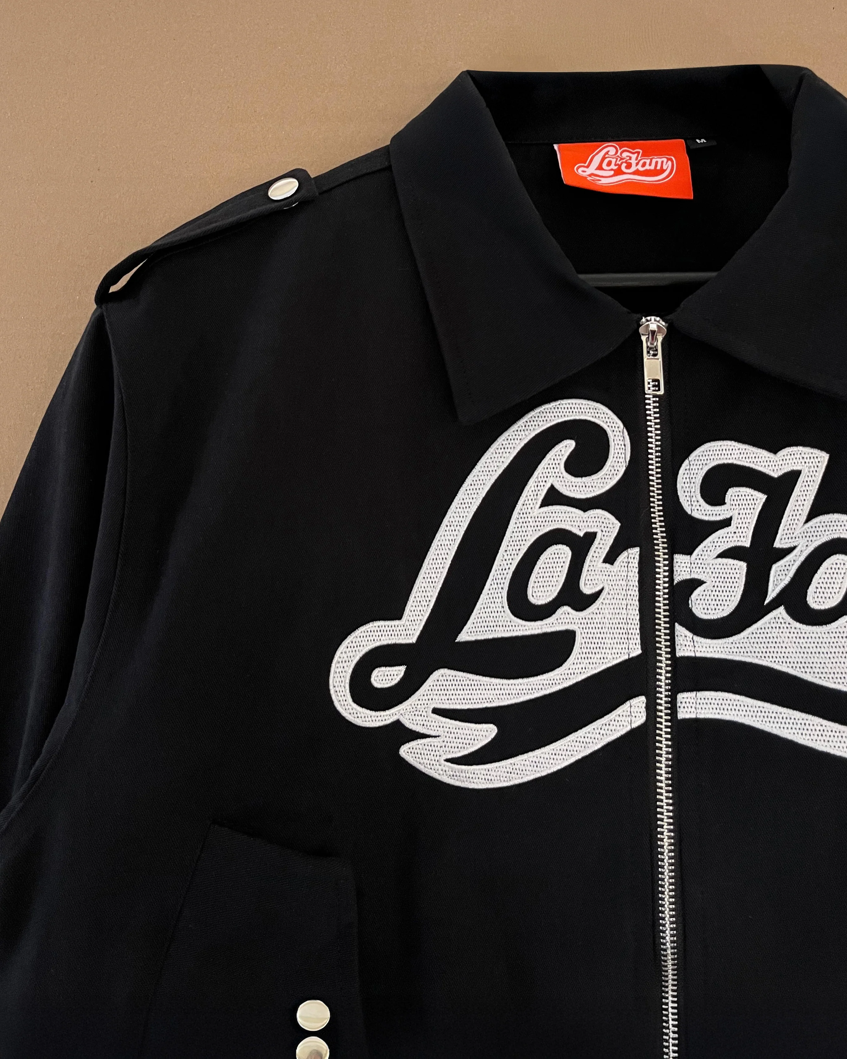 Team Varsity Jacket black - Image 3