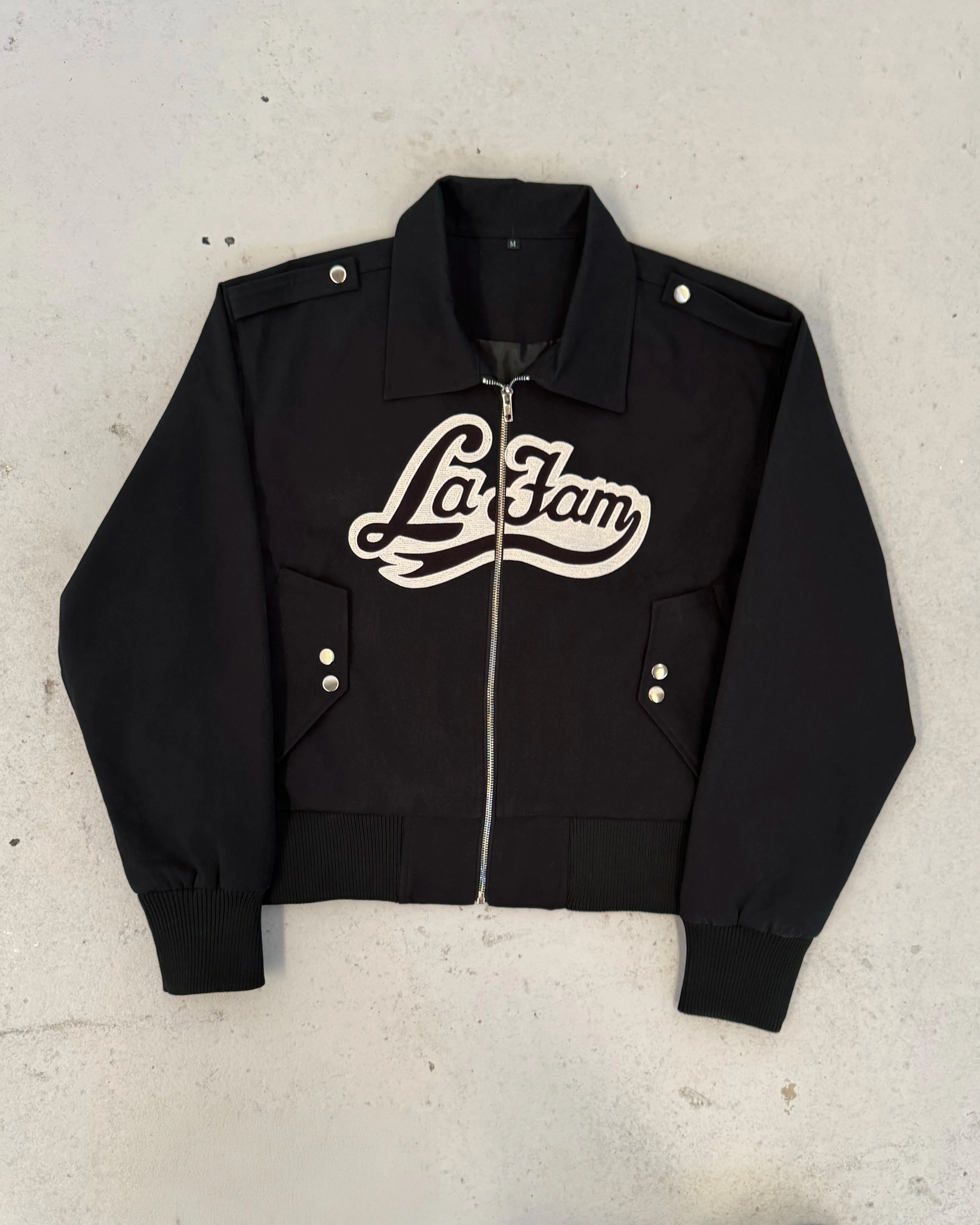 Team Varsity Jacket black - Image 4