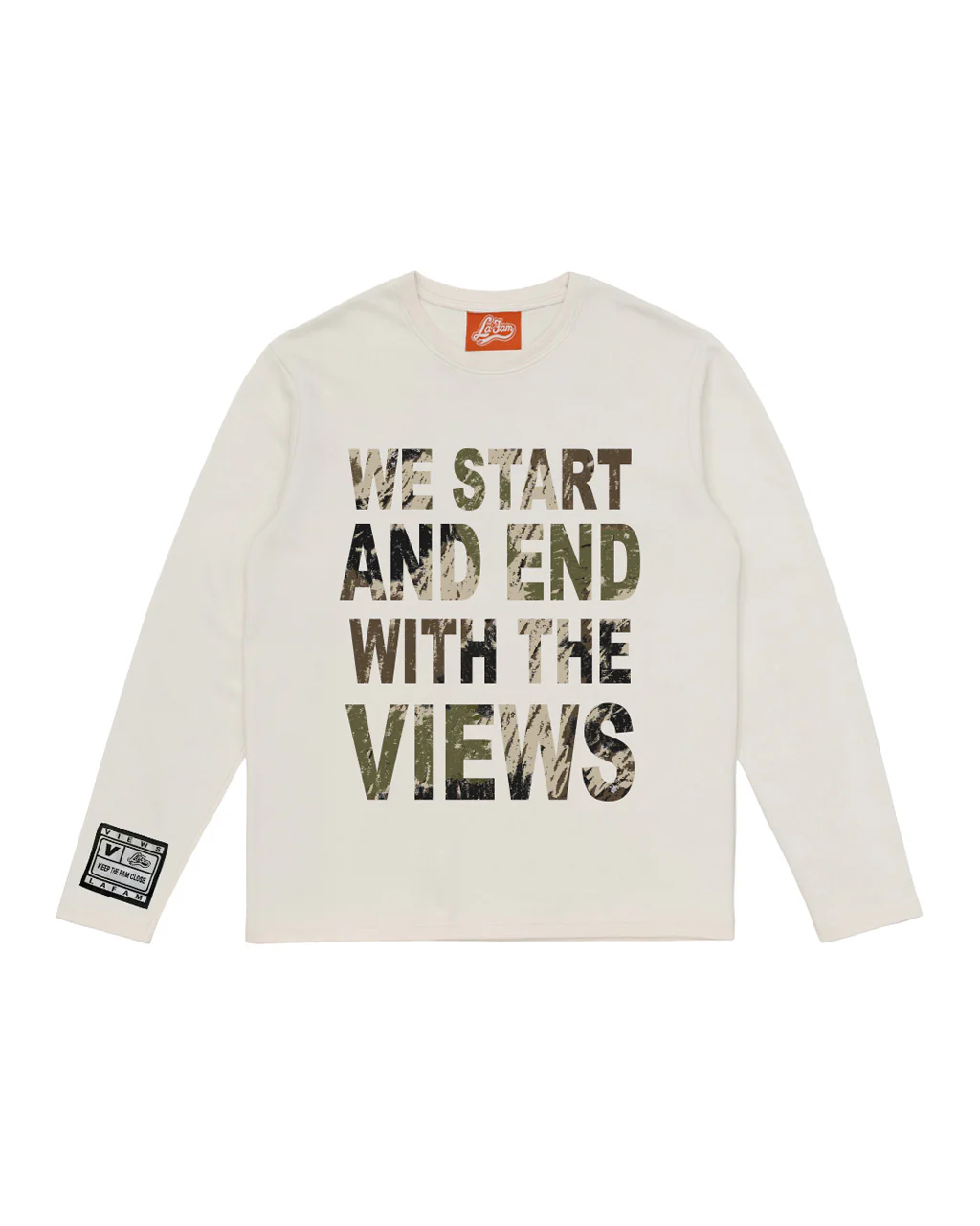 Views x La Fam camo long sleeve